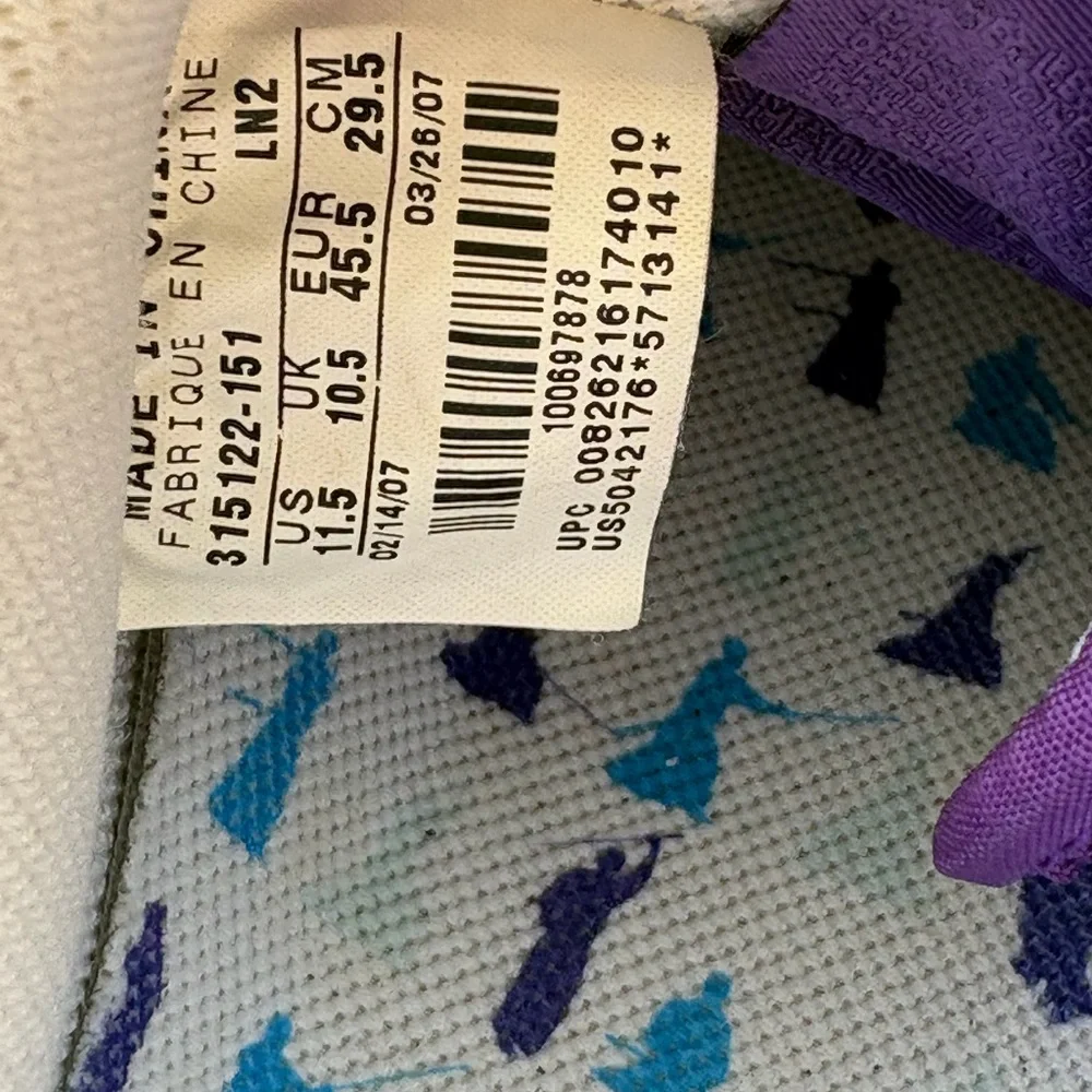 Nike Air Force 1 Samurai ‘07 Laser Blue Vintage Men’s Size 11.5 - Picture 10 of 11